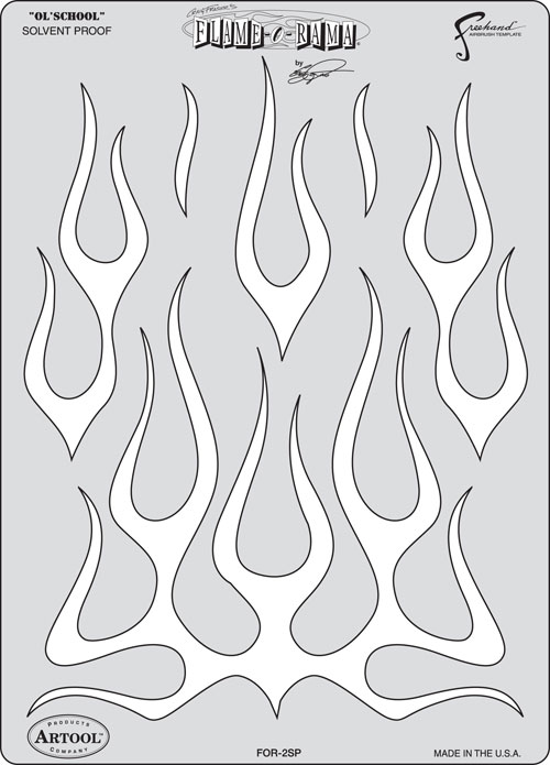 Flame-O-Rama 2 Mini Series Artool Freehand Airbrush Templates