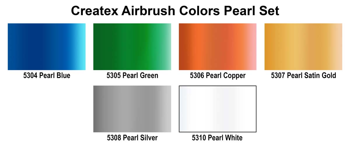 5804-00 Pearl Airbrush Color Set